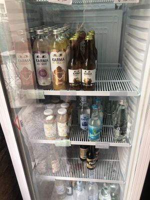 drinks and sodas   at VG in Corsica