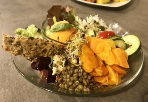 Crudités  at VG in Corsica