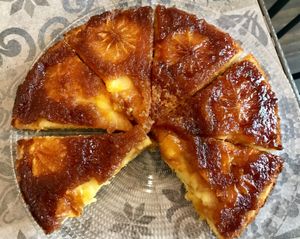 Gâteau maison at VG in Corsica