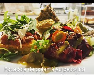 Focaccia at VG in Corsica