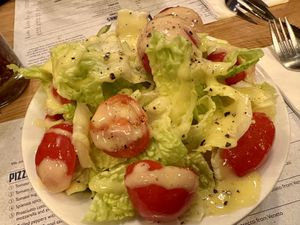 side salad  at Paesano Pizza in Glasgow