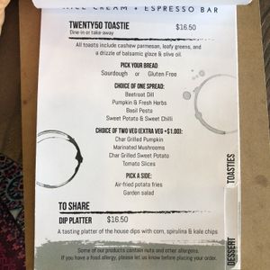 Toasties  at Twenty50 Nice Cream + Espresso Bar in Mackay