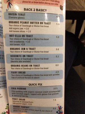 Menu at Twenty50 Nice Cream + Espresso Bar in Mackay