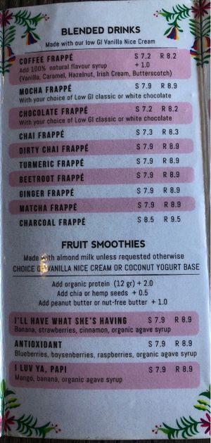 Drinks part 2 at Twenty50 Nice Cream + Espresso Bar in Mackay