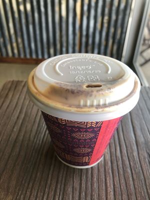 Option 1 Colombian blend on almond milk at Twenty50 Nice Cream + Espresso Bar in Mackay