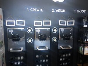 Soft serve vegan ice cream in different flavours 🍦 at Twenty50 Nice Cream + Espresso Bar in Mackay