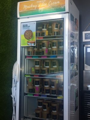 Take away ice cream is available  at Twenty50 Nice Cream + Espresso Bar in Mackay