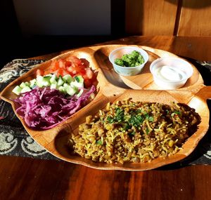 Mujaddra at Just Delicious in Pucon