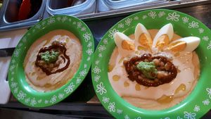 Hummus at Just Delicious in Pucon