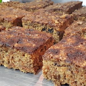 Carrot cake with nuts and coconut  at Just Delicious in Pucon