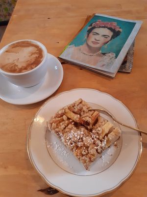 Cake and coffee at Cafe Frida in Bremen