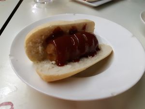 vegan chorizo at Mr. Beer's in Roquetas De Mar