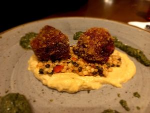 Kids' starter (arancini) at The Harrow Inn in Warlingham
