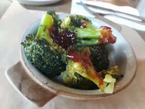 Broccoli side dish at The Harrow Inn in Warlingham