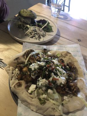 Little green burger  at Little Green in Newcastle Upon Tyne