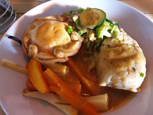 Vegan sunday dinner at Little Green in Newcastle Upon Tyne