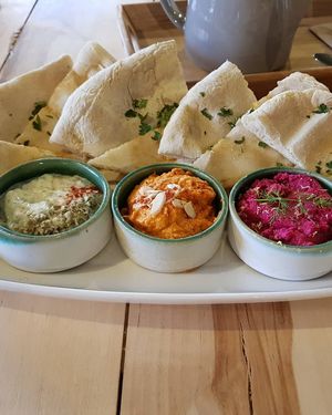 3 dip sharing starter at Little Green in Newcastle Upon Tyne