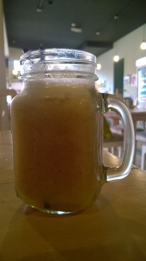 Pure greens juice at Little Green in Newcastle Upon Tyne