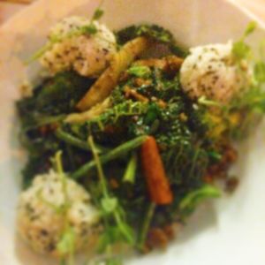 Ginger and roor veg stir fry at Little Green in Newcastle Upon Tyne