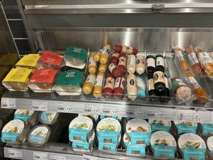 vegan meat and spreads  at EkoPlaza - Stationsweg in The Hague