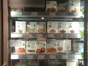 Vegan meat substitutes at EkoPlaza - Stationsweg in The Hague