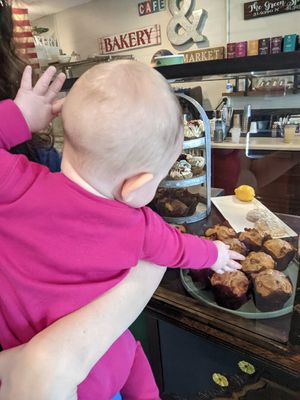 Display case at The Green Spork in Richmond Hill