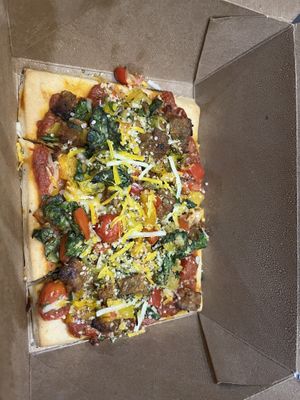 Flatbread, YUM!  at The Green Spork in Richmond Hill