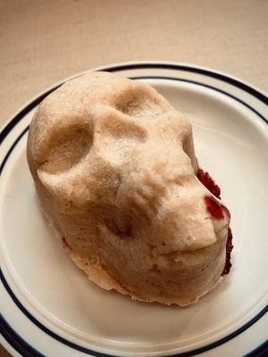 Cherry poppin’ skull at The Vegan Pantry in Barrie