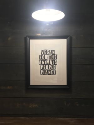 Lots of clear ethical vegan messaging! I don’t see that often 🐮❤️   at The Vegan Pantry in Barrie