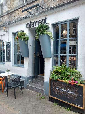 Outside at Element in Edinburgh