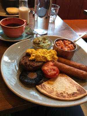 Full vegan breakfast  at Element in Edinburgh