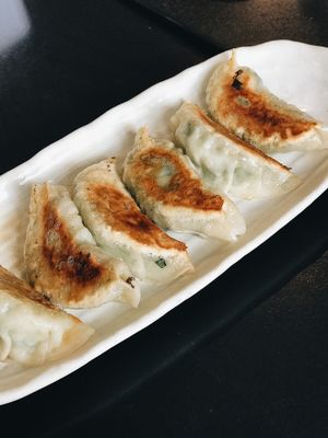 Vegetable Gyozas at Atch-Kotch in Hollywood