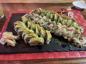 Vegan sushi   at Samara Sushi in Samara