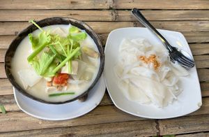   at Lin's Thai Vegetarian Kitchen in Koh Phangan