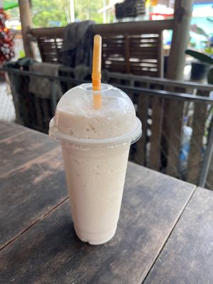 Coconut Shake  at Lin's Thai Vegetarian Kitchen in Koh Phangan