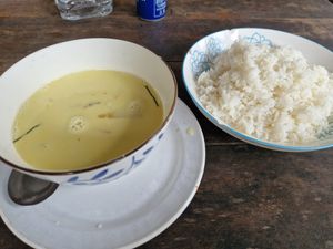 Panang Curty at Lin's Thai Vegetarian Kitchen in Koh Phangan