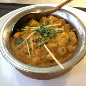 Pindi channa ordered without paneer at The Host in Tashkent