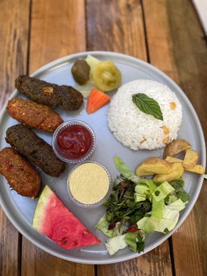 Köfteler Mix Plate (Jules and Jim & Hiroşima Sevgilim) at Gabo Kitchen in Diyarbakir