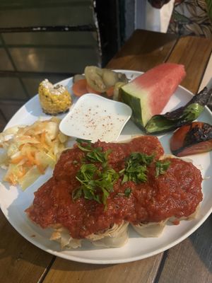 Vegan beyti  at Gabo Kitchen in Diyarbakir