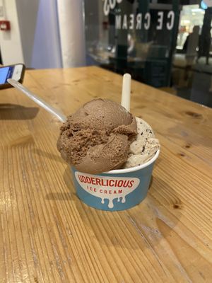 cinnamon and hazelnut stracharella   at Udderlicious in London