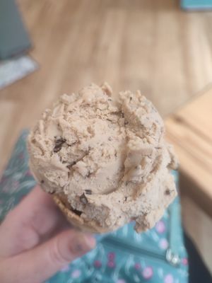 Hazelnut stracciatella at Udderlicious in London