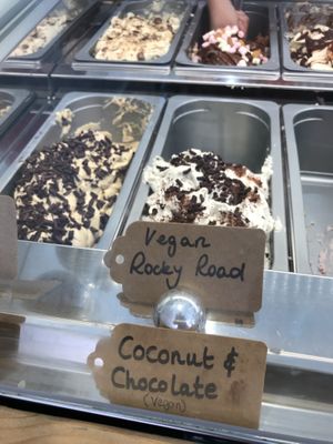 Amazing vegan options  at Udderlicious in London