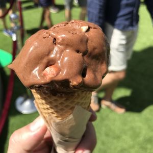 Vegan rocky road  at Udderlicious in London