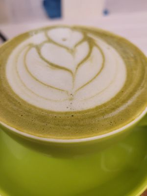 Matcha latte at Taste El Nido in El Nido