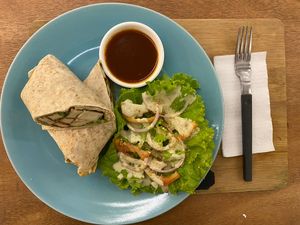 Tofu chili wrap   at Taste El Nido in El Nido