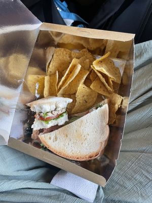 Tofu ham sandwich  at Taste El Nido in El Nido