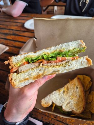 Ham sandwich to go at Taste El Nido in El Nido