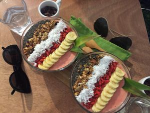 Strawberry bowl at Taste El Nido in El Nido