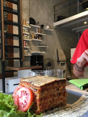 Eggplant lasagna  at Taste El Nido in El Nido