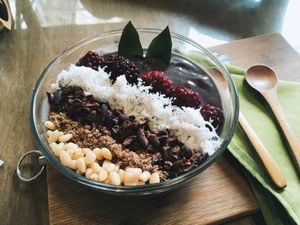 detoxify indigo bowl - insanely yummy at Taste El Nido in El Nido